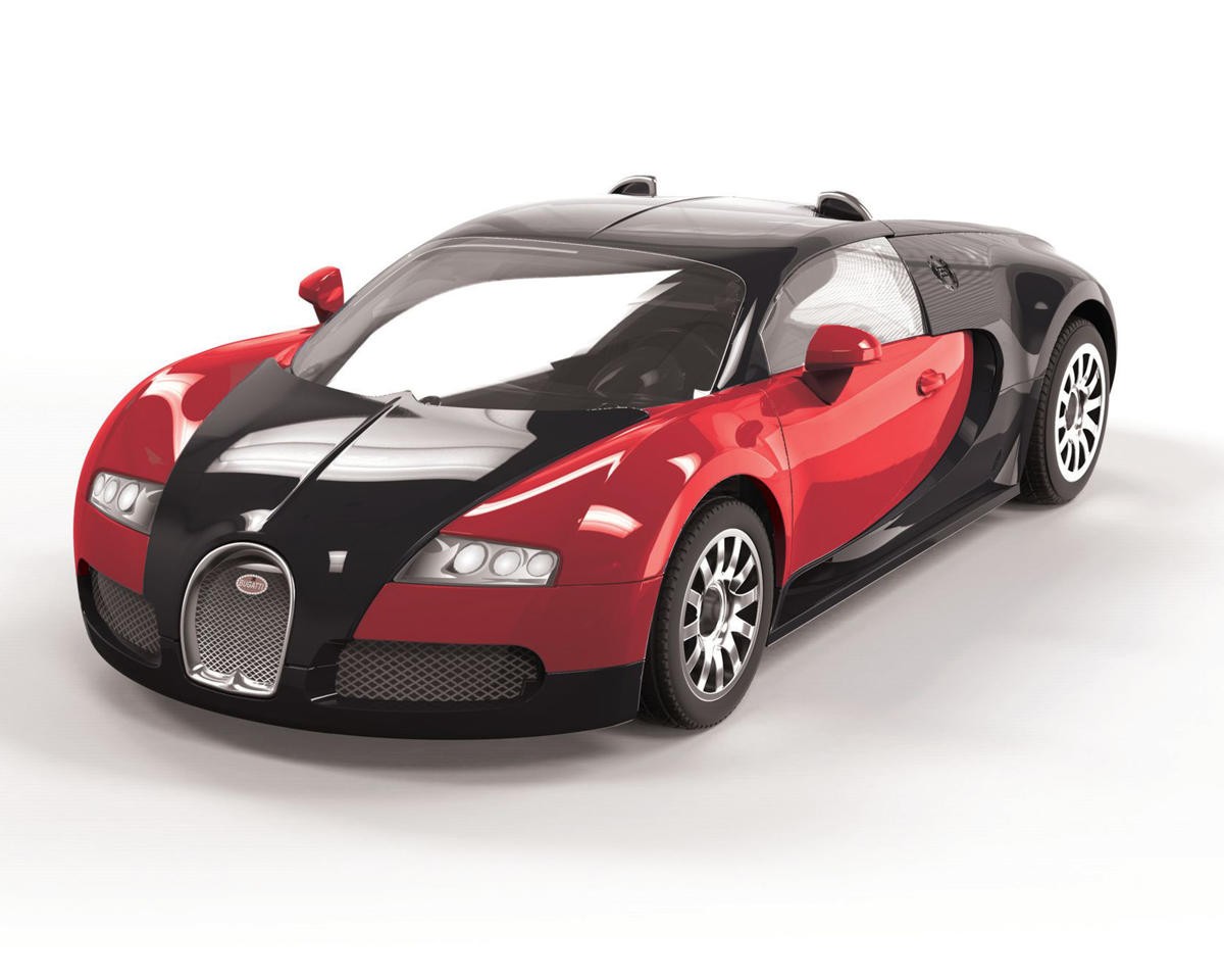 AIRFIX QuickBuild Bugatti 16 4 Veyron Snap Together Plastic Model Kit [ARXJ6020]