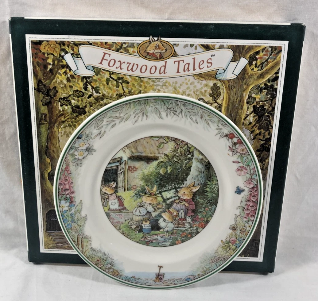 Assiette Foxwood Tales Grandma Hedgehog - Chineries Fleuries