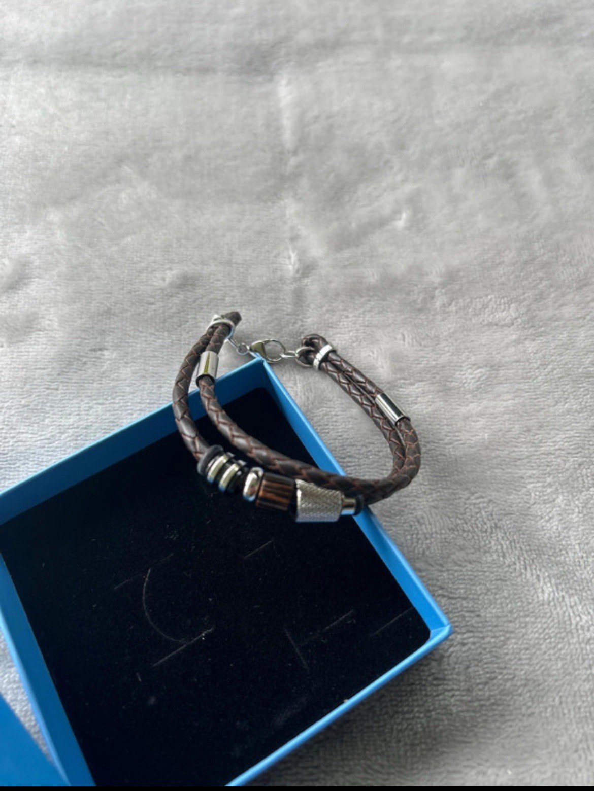 Herrenarmband von Christ / Lederarmband / Accessoires / Herrenarmband/ Braun