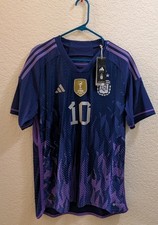 Adidas Argentina Lionel Messi #10  HEAT.RDY Away Jersey FIFA World Cup 2022 