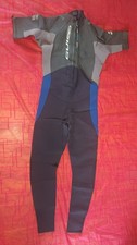 Mens GUL Wetsuit Size ML  Black Grey Blue Used Condition