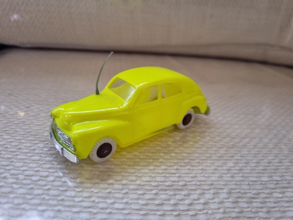 CLE - Peugeot 203 - Jaune - Bonux  1/48 - Miniature - N°1 - Creation Clé - Photo 2/4