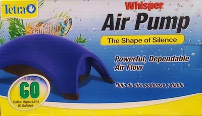 TETRA WHISPER 60 AQUARIUM AIR PUMP