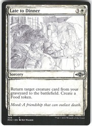 Late to Dinner (Showcase) #329 Modern Horizons 2