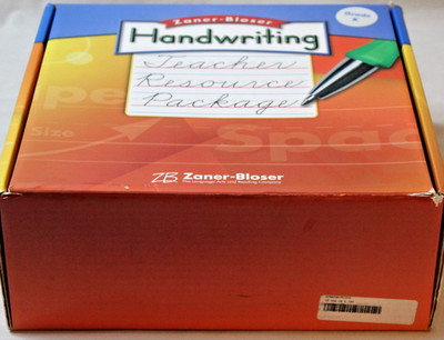 Zaner-Bloser Handwriting Grade K Teacher Edition & Practice Masters Resource Set