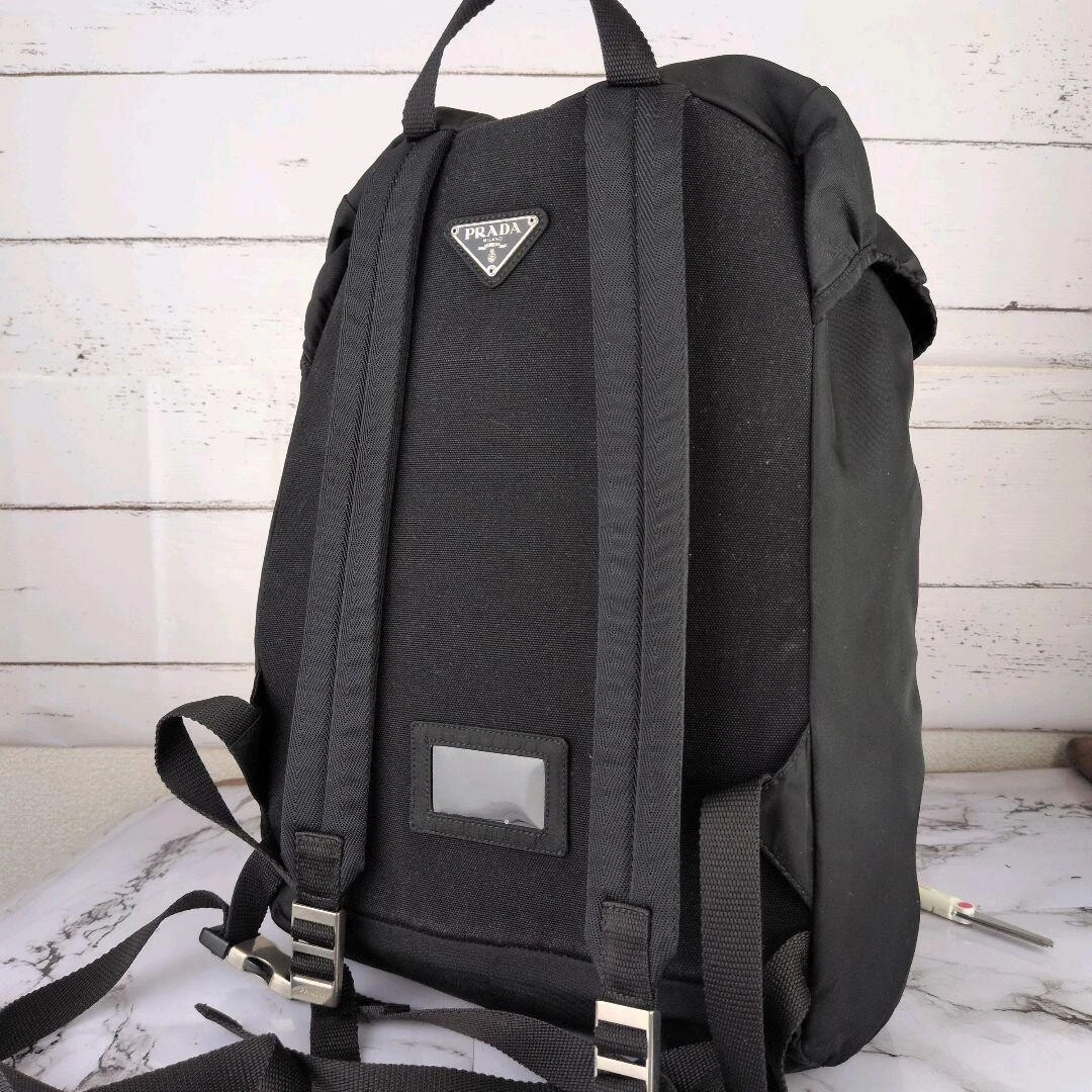 PRADA Backpack Black Bags for Men for sale | eBay
