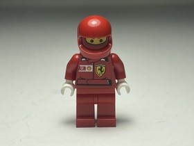 Lego Minifigure Lot F1 Ferrari Racer 8672 Retired rac029 rac030 rac025 jbl010