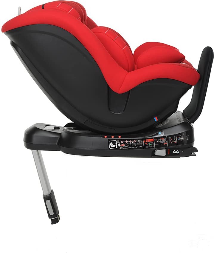Foppapedretti Seggiolino Auto 0-18 Kg Isofix Bambini 0M-4A Rosso Logik i-Size foto 5