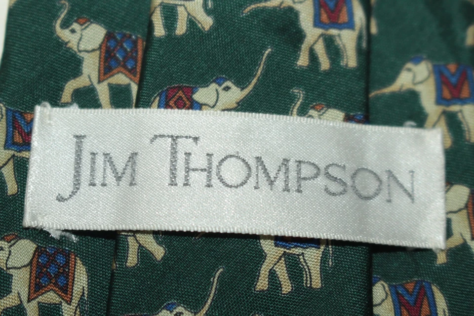 Corbata de seda Jim Thompson F85633 Foto 4 de 4