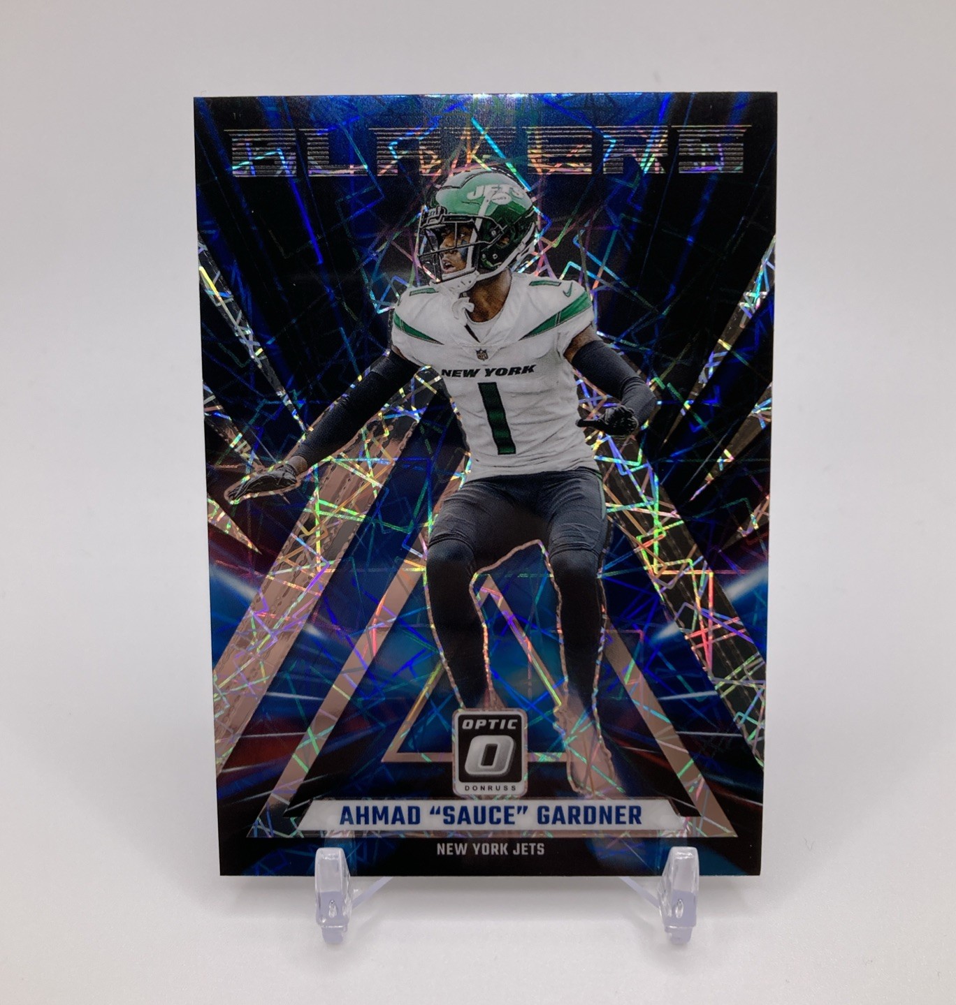 2023 Panini Donruss Optic Ahmad Sauce Gardner Blazers Case Hit SSP #10 Colts