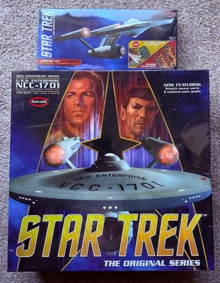 Polar Lights 1/350 Star Trek TOS Enterprise 1701 50th Anniversary Edition NIB