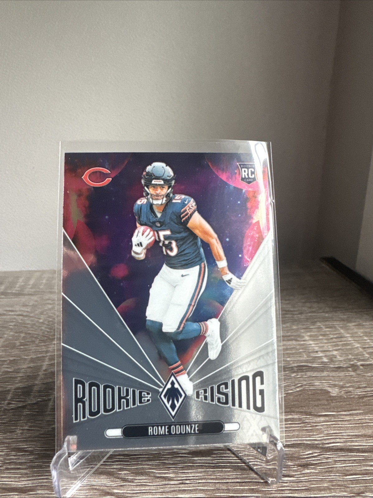 2024 Panini Phoenix - Rookie Rising Rome Odunze #RR-ROE Hyper (RC)