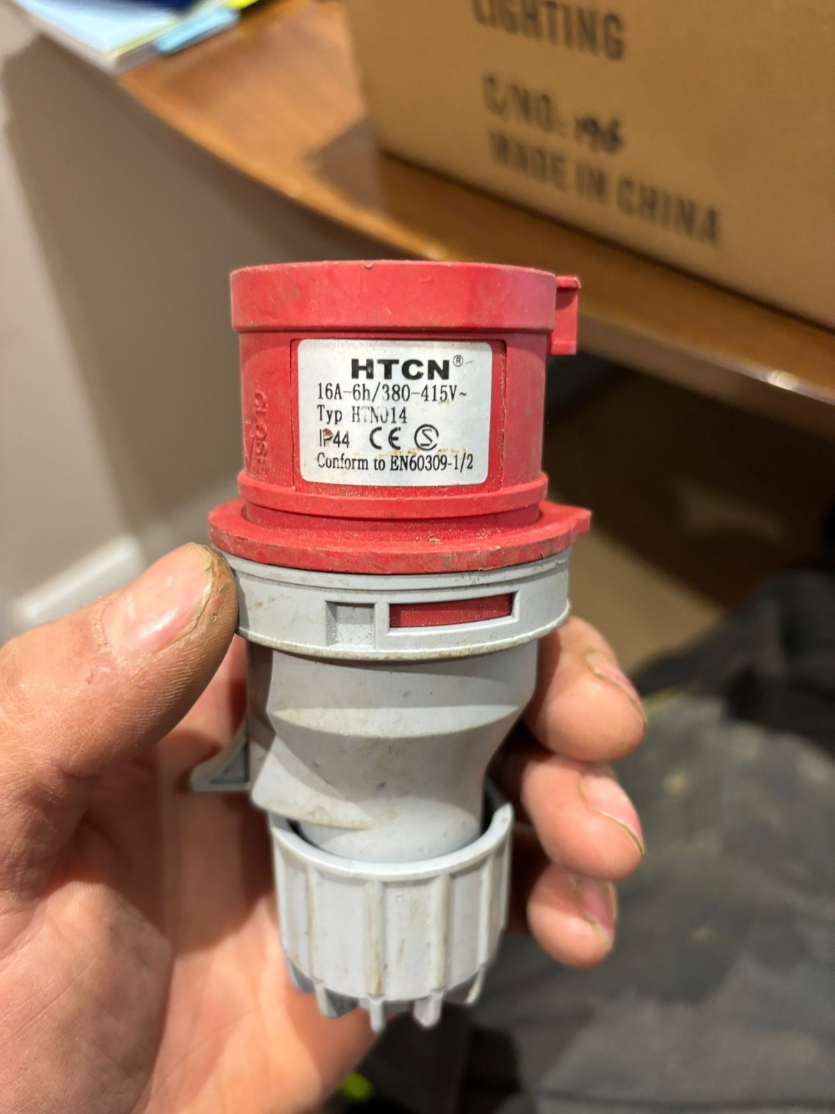 16amp 4pin 3phase trailing plug