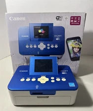 CANON SELPHY CP910 BLUE Compact Photo WIFI Printer-ID Printing from Phone/SD/PC
