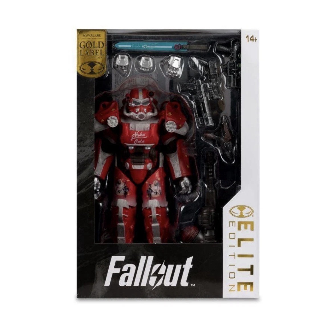 McFarlane Toys Elite Edition Fallout 76 Nuka Cola T-60 Gold Label