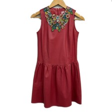 RED VALENTINO Pink Light Blue Multi Women's Dress