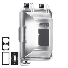 Outdoor in-Use Outlet Cover, 1-Gang Weatherproof PC Receptacle Cover, Extra-Duty