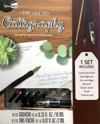 Spice Box Art Craft & Hobby Kits The Art Of Calligraphy New Penmanship Practice