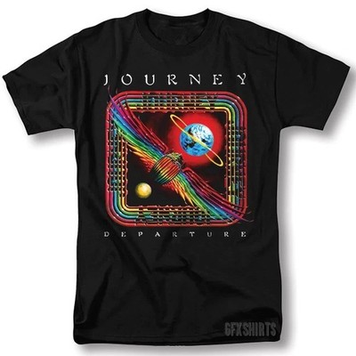 New Sale Journey Departure Tour Vintage Classic Rock Concert T Shirt Unisex Tee