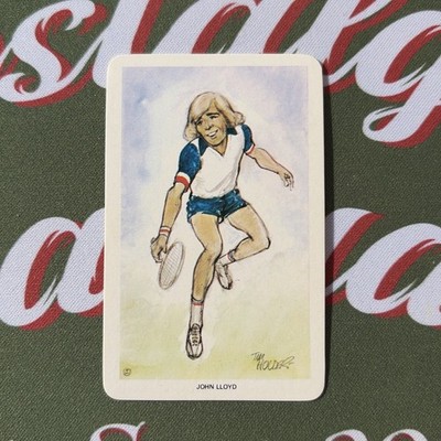 John Lloyd Tennis 1979 Our Heroes Flik-Cards World of Sport Venorlandus LTD