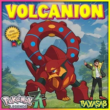 🔥 Volcanion Mythical Pokemon Legends ZA  Best Stats 🌟