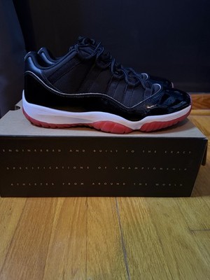 Jordan Air Jordan 11 Retro Low Bred Black/Red/White 2025 FV5104-006