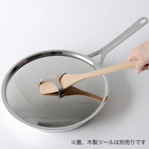 (TG. 28 cm) Alessi AJM110/28 Pots&Pans Padella a Manico Lungo in Acciaio Inossid - Immagine 4 di 4