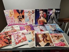Lot of 14 Barbie Collector Catalogs Magazines Mix Years,09,11,12,13,15', used.