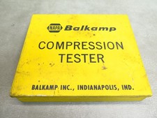 Compression Tester Kit Model A-8035 Napa Balkamp Schauer Case Vintage Compression Tester Kit Model A-8035 Napa Balkamp Schauer Case Vintage