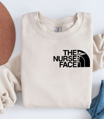 Pocket The Nurse Face Sweatshirt, Nurse Appreciation, Gift For Nurse, Hoodie
