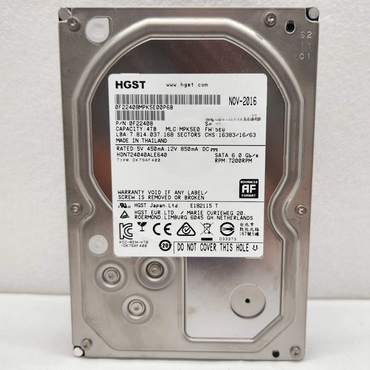 HGST 4TB Computer Internal Hard Disk Drives for sale | eBay