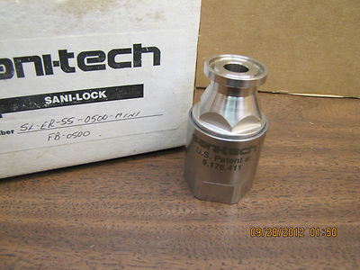 NEW SANI-TECH SL-ER-SS-0500-MINI SANITARY HOSE FITTING FB-0500 STAINLESS SS 
