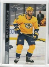 Brad Richardson 20-21 Upper Deck Extended Series Base #580 Nashville Predators