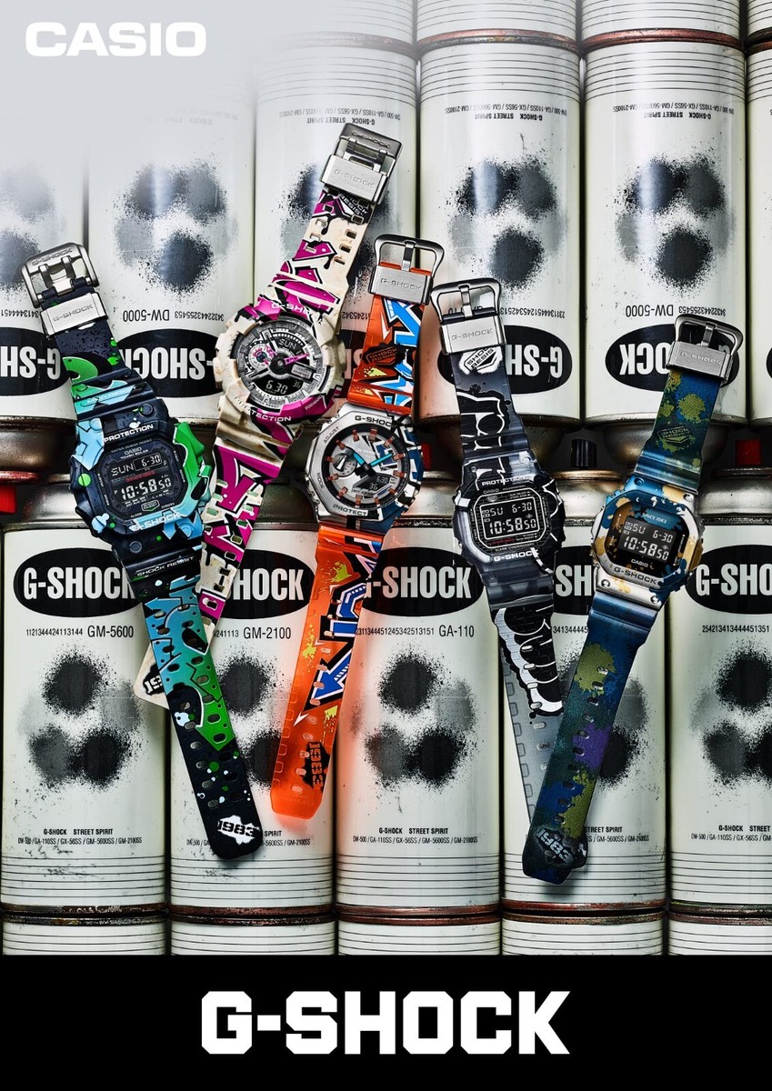 CASIO G-shock Metal Case Screwback Street Spirit Series DW-5000SS