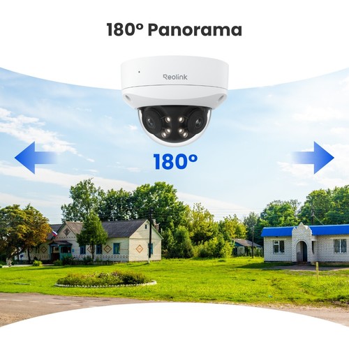 Reolink Duo 2V PoE 4K Security Camera with 180° Panoramic View IK10 Vandal-Proof - Picture 3 of 15