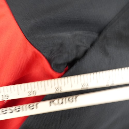 VTG And1 Jacket Mens L Red Black Basketball Warm Up Track Athletic Zip Y2K 00s - Picture 9 of 12