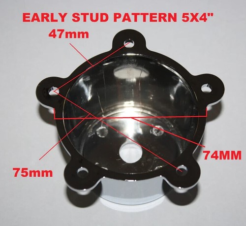Early Valiant Mag Wheel Centre Cap Set, : RV1 to VG 5 x 4" Stud Pattern - Picture 5 of 12