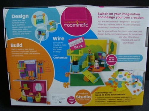 NEU Roominate STUDIO kabelgebundener Baukasten modulare Teile MINT-Fähigkeiten 70-teilig Mädchen - Bild 2 von 3