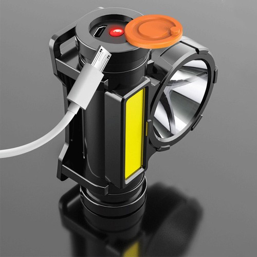 LED Head Torch Headlight CE Camping Headlamp USB Rechargeable Waterproof TK - Picture 10 of 13