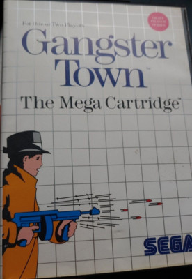 Gangster Town (1987) Sega Master System (Modul Manual Box) working classic CIB