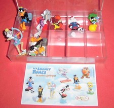 Kinder Surprise Lot 8 Figurines Looney Tunes en Grèce Antique + Boîte 2004 JRF
