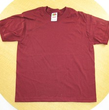 New Fruit of the Loom Unisex Youth S/S T-Shirts - 100 Cotton - Size 10/12-14/16