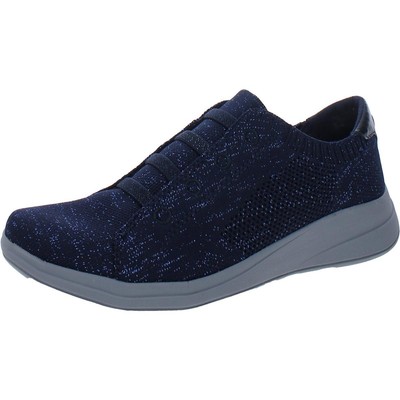 Bzees Womens Golden Knit Navy Casual and Fashion Sneakers