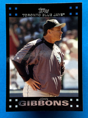 John Gibbons 2007 Topps #252 Toronto Blue Jays