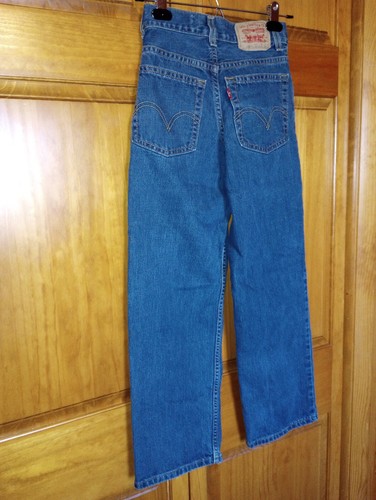 12 in boys size (or girls) Levis SLIM 550 Jeans Relaxed 24 x 26 made in 2010 EUC - Picture 20 of 24