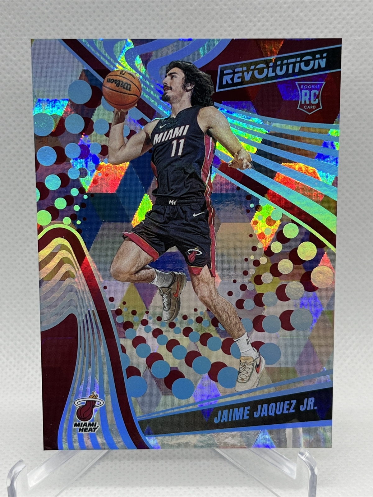 2023-24 Revolution Jaime Jaquez Jr Rookie Cubic #7/50 RC #114 Miami Heat