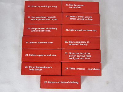 Genuine Jenga by Milton Bradley 13 Replacement DARE Blocks Crafts Replacement