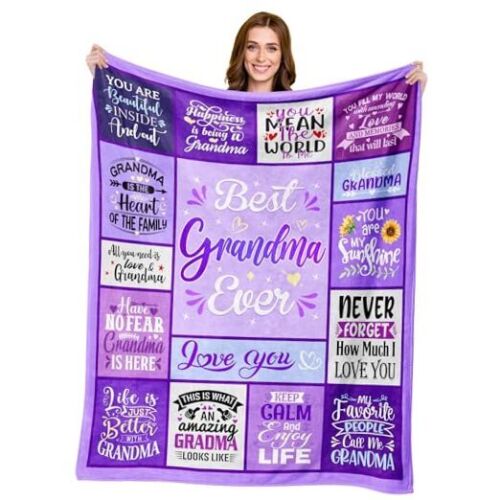 Gifts for Grandma Blanket, Grandma Birthday Gifts, Best 50"x60" Grandma Gifts