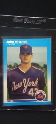 RARE 1987 Fleer Update John Mitchell #U-81 ERROR