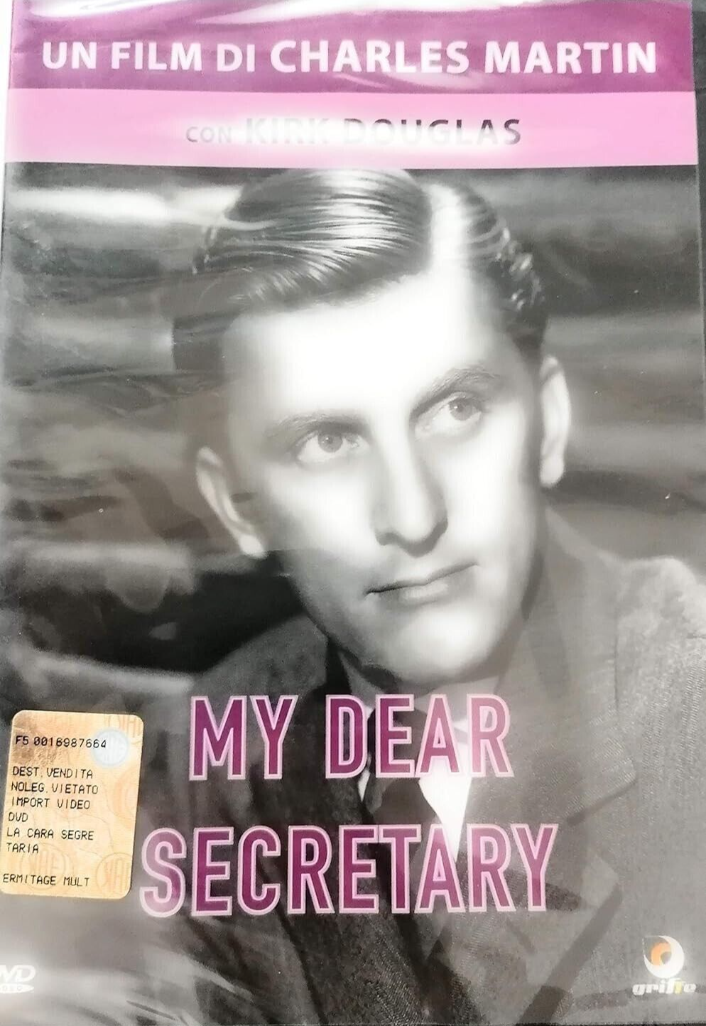 Dvd MY DEAR SECRETARY LA CARA SEGRETARIA Kirk Douglas nuovo sigillato 1949